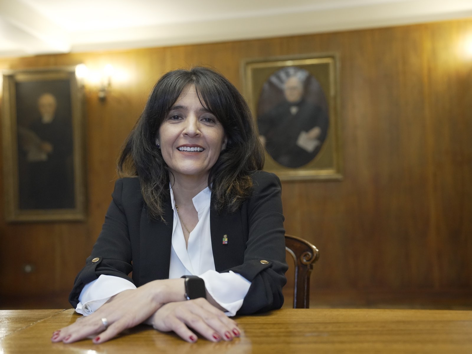 Renée Rivero en la Escuela de Derecho